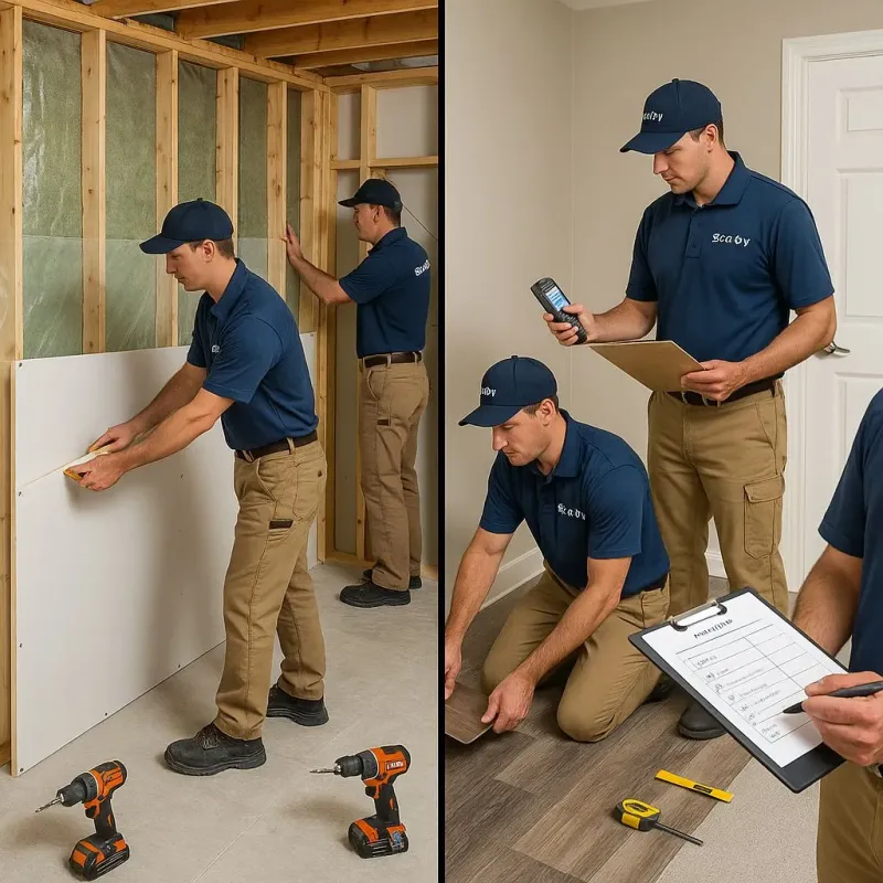 Repairs and Reconstruction process in Pickens, SC